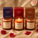 مجموعة شموع المساج العطرية ( vanilla kiss - sweet aura - amour - )